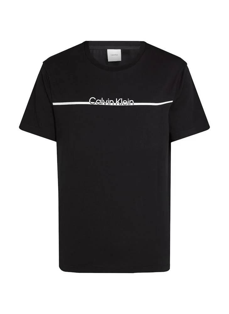كالفن كلاين Logo Crew Neck T-Shirt