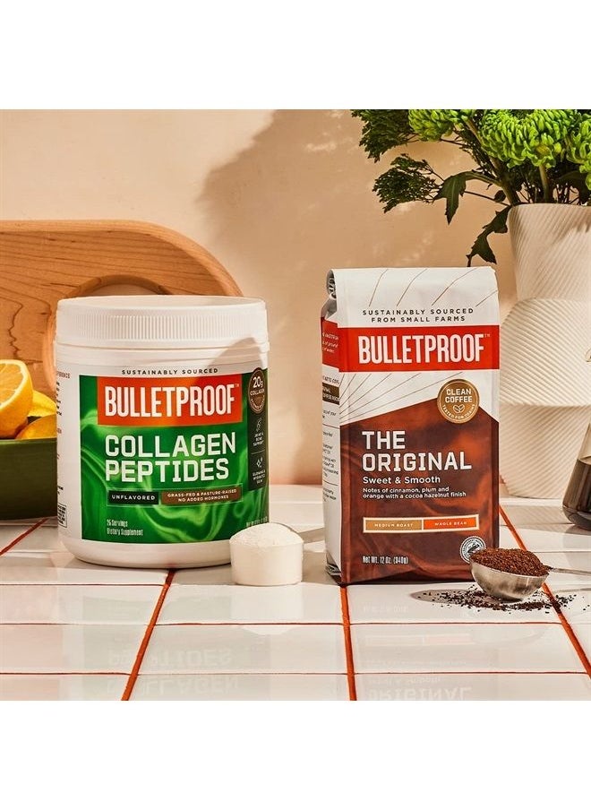 Bulletproof - Collagen Protein Powder, Unflavored, Keto-Friendly, Paleo, Grass-fed Collagen, Amino Acid Building Blocks for High Performance (17.6 Ounce) - Image 1