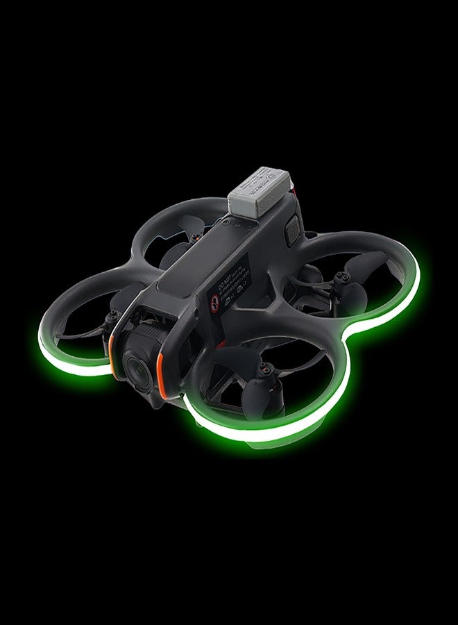 RCGEEK شريط إضاءة LED من RCGEEK لملحقات DJI Avata 2، شريط تحذير مضاد للاصطدام للطيران الليلي متوافق مع Avata 2 (أخضر) - Image 1