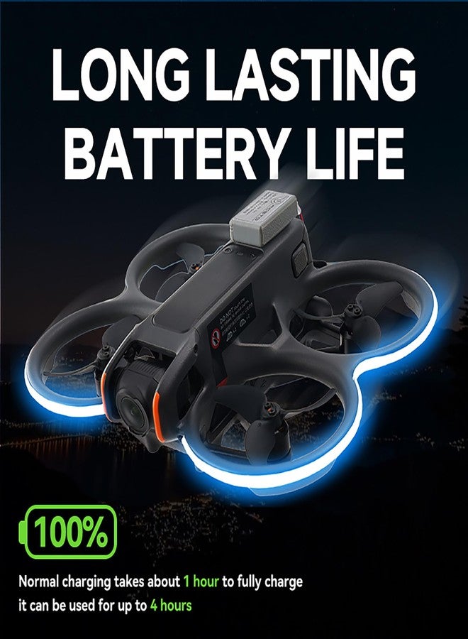 RCGEEK شريط إضاءة LED من RCGEEK لملحقات DJI Avata 2، شريط تحذير مضاد للاصطدام للطيران الليلي متوافق مع Avata 2 (أخضر) - Image 4