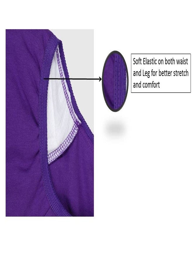 Wemyc Incontinence Underwear For Women I Washable & Reusable I For Medium Leaks I Adult Diaper I Bedwetting Panty I Colour Purple (XXL) - Image 5