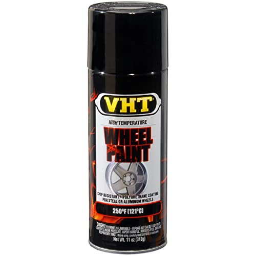VHT SP187 Gloss Black Wheel Paint Can - 11 oz. - Image 1