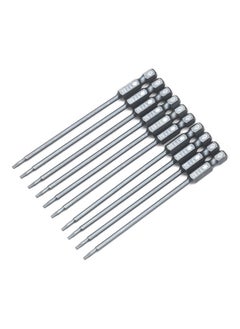 NIBEMINENT 10-Piece Security Torx Bit Set Grey  - Image 2