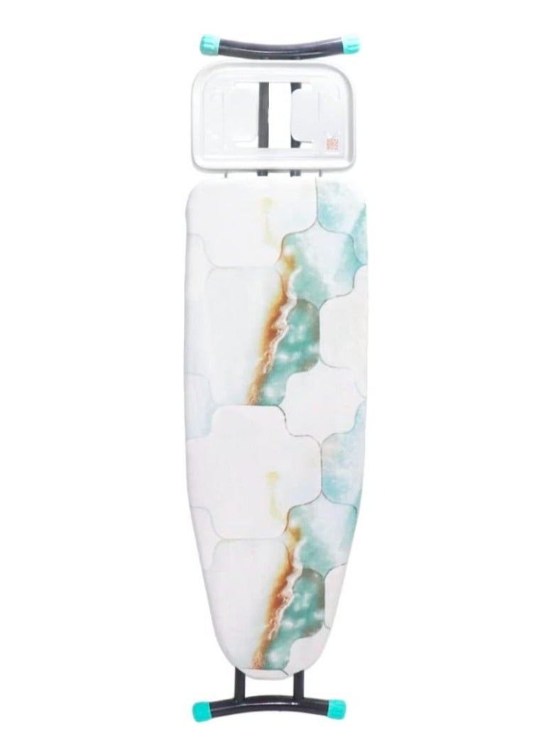 ترابيزة مكوة محمولة قابلة للطى مصنوعة من خامات عالية الجودة  ومتعددة الالوان بمقاس (150*45سم) - Image 1