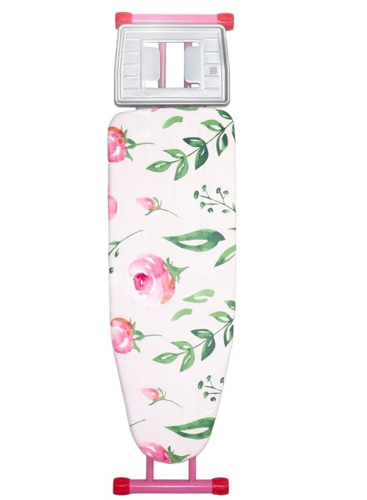 ترابيزة مكوة محمولة قابلة للطى مصنوعة من خامات عالية الجودة  ومتعددة الالوان بمقاس (150*45سم) - Image 3