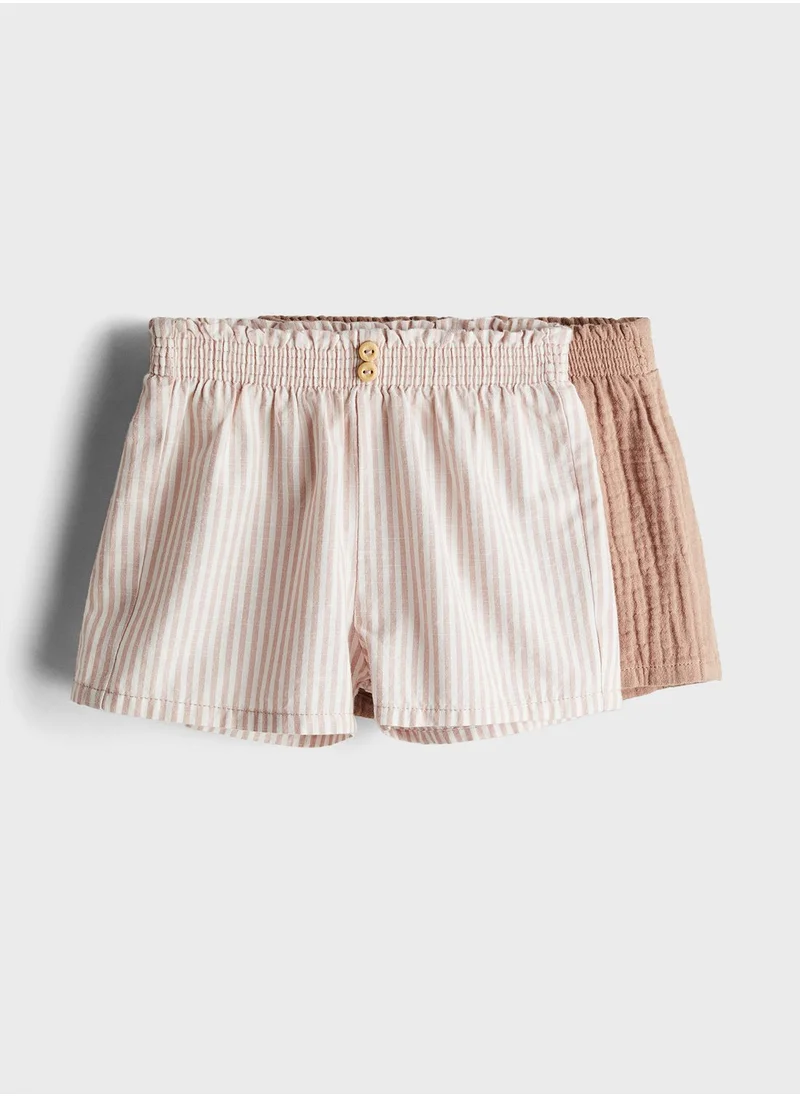 H&M Kids 2 Pack High Waist Shorts