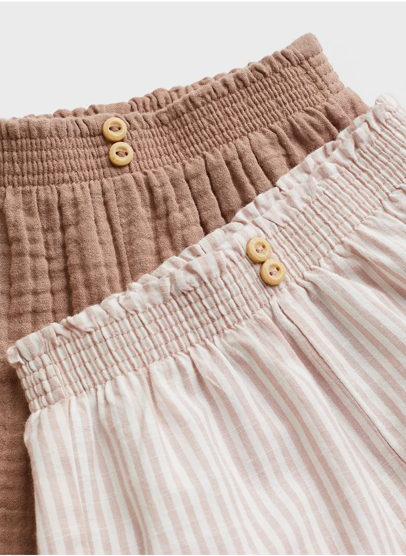 H&M Kids 2 Pack High Waist Shorts