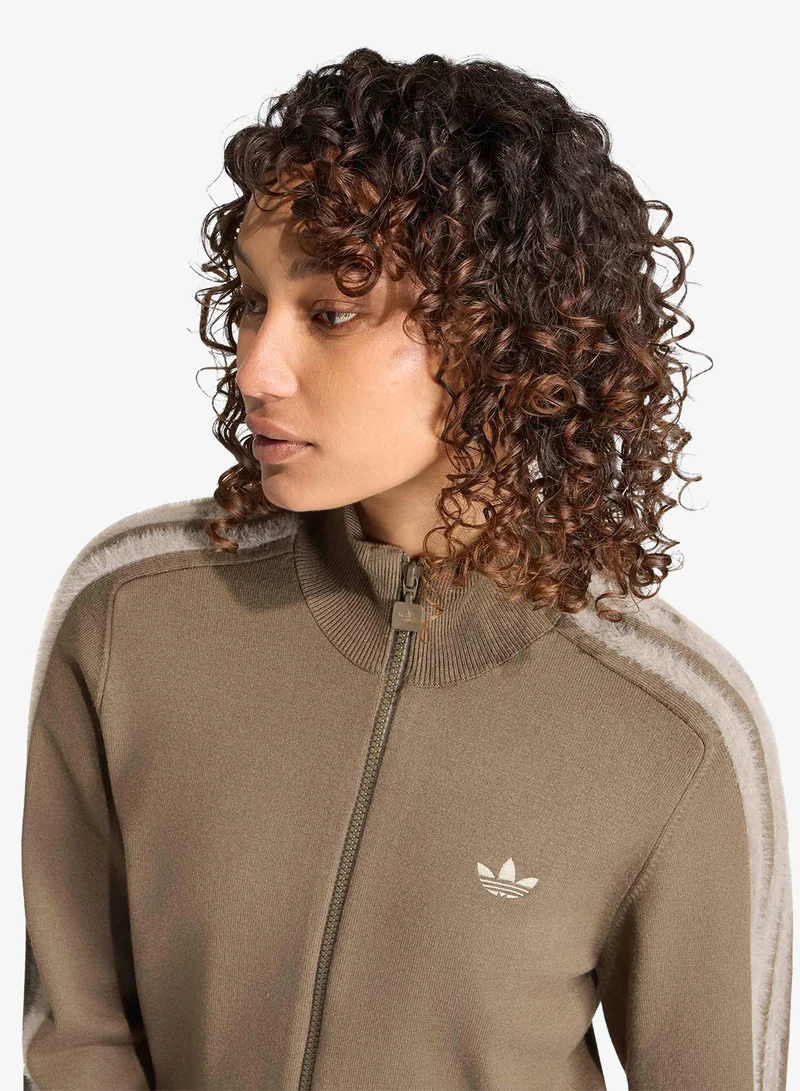 Adidas Originals BRANCH/SILPEB Knitted Firebird Track Top for Women | Best Price UAE