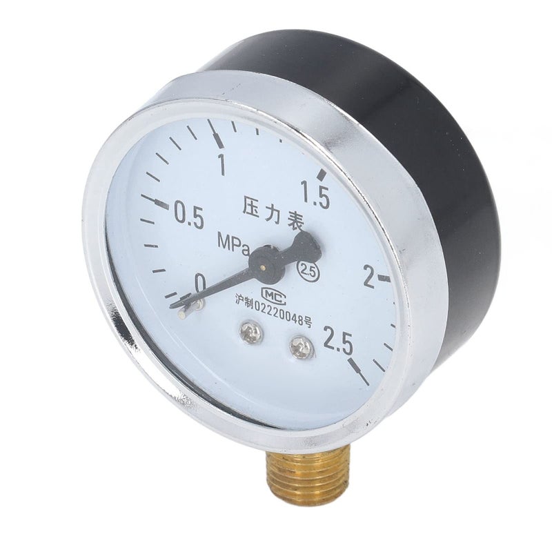 Stainless Steel Pressure Gauge 0 2 5 Mpa NPT Transparent Dial For Fluid Media - Image 5