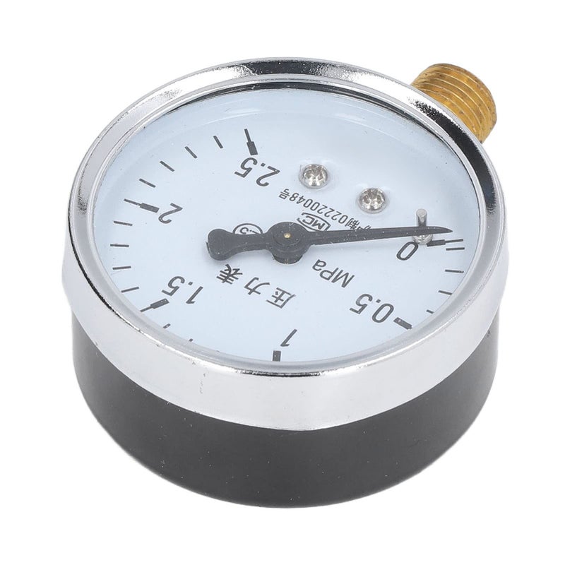 Stainless Steel Pressure Gauge 0 2 5 Mpa NPT Transparent Dial For Fluid Media - Image 3
