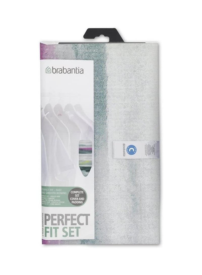 Brabantia Ironing Board Cover C, 124 x 45cm, Cotton, Morning Breeze - Image 2