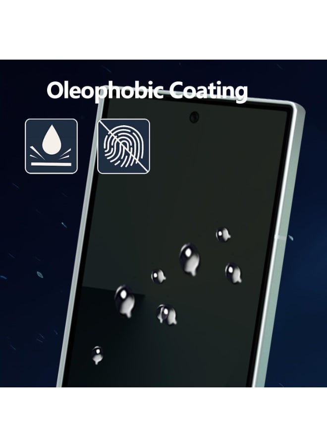 واقي شاشة زجاجي مقوى لحماية الخصوصية لهاتف سامسونج جالاكسي زد فولد 7، صلابة 9H، فيلم حماية للخصوصية من الزجاج، مضاد للتجسس، مقاوم لبصمات الأصابع، خالٍ من الفقاعات - Image 4