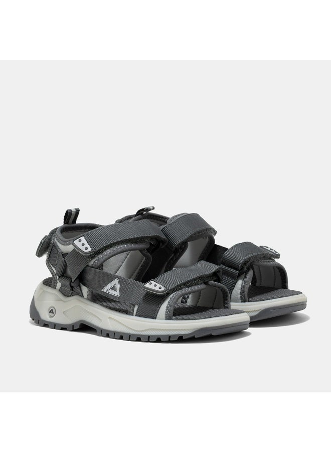 AMICA Boys Sandals, Adjustable Velcro Strap, Non-Slip Sole, Grey - Image 3