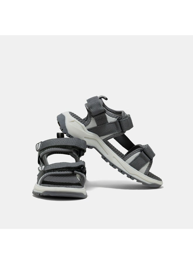 AMICA Boys Sandals, Adjustable Velcro Strap, Non-Slip Sole, Grey - Image 5