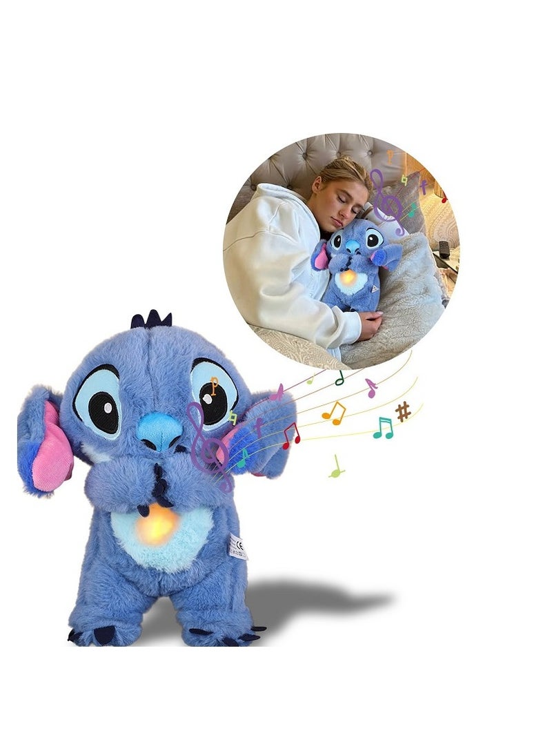 STITCH Music (Stitch) Plush Breathing Sleeping Stitch Breath Stitch Plush Dolls Toy For Kids Gifts - Image 3