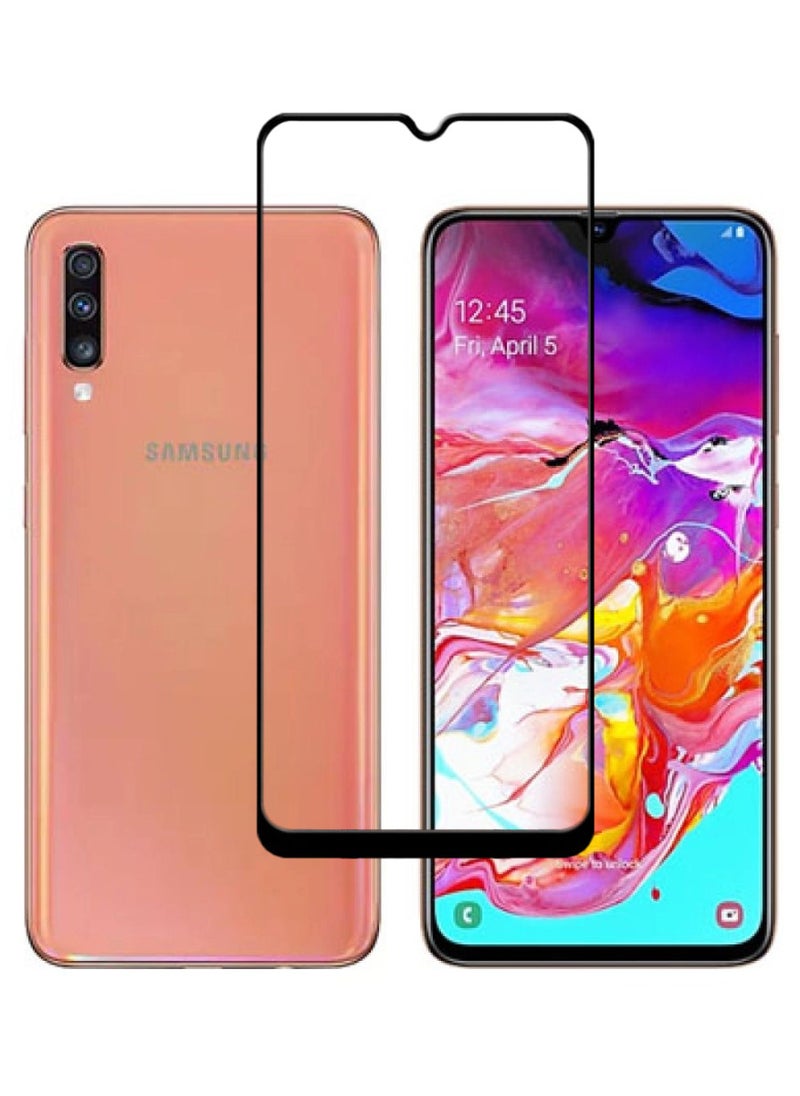 ACLIX Antistatic ESD Dustproof Premium Quality High Definition Tempered Glass Screen Protector Designed For Samsung Galaxy A70 - Image 1