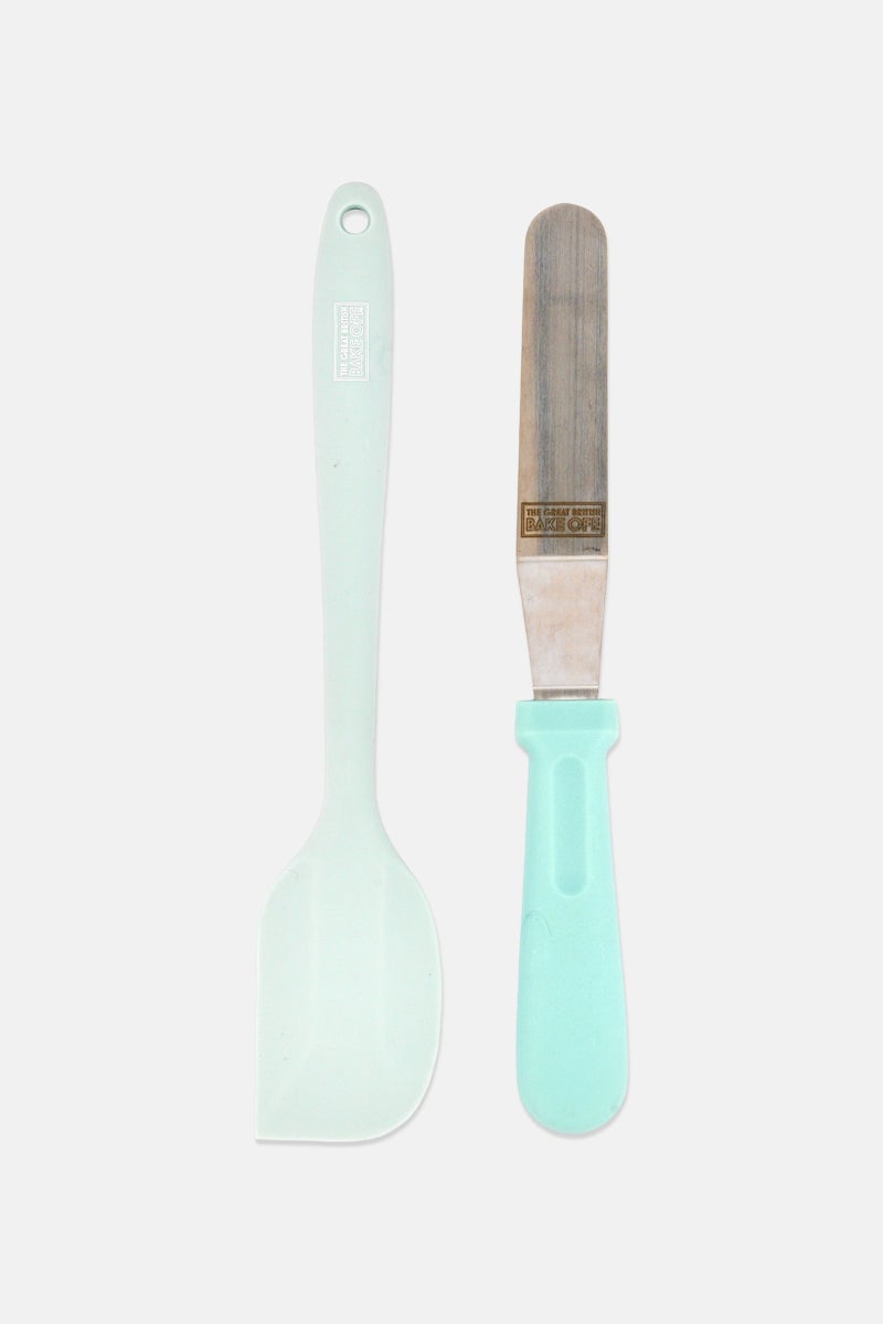 Masterchef Palette Knife And Spatula Set, Mint Green - Image 1