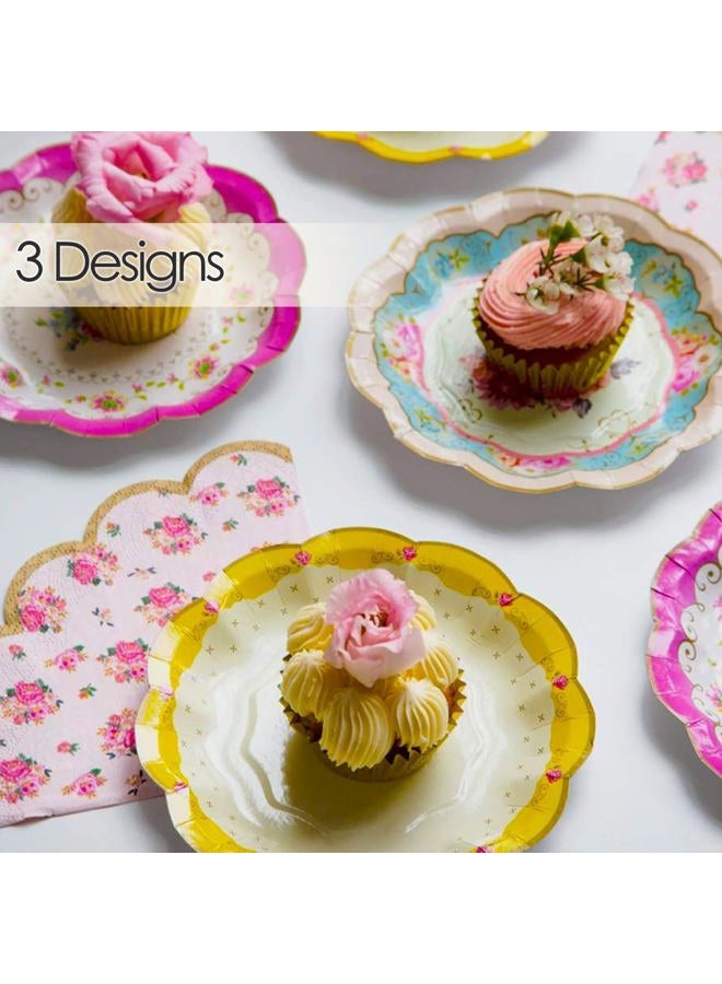 Talking Tables Truly Scrumptious Floral Paper Plates 12-Pieces Set - Image 5