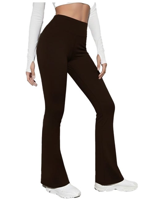 High Waist Sportswear Leggings Pants Wide Leg