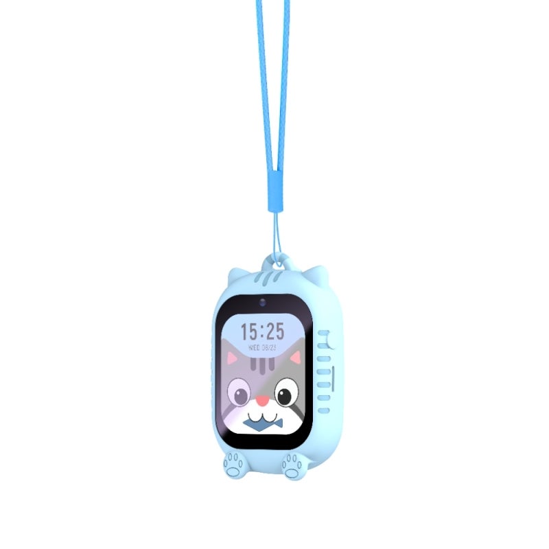 4G Kids Smart Watch: Blue IPX7 Waterproof, 7-Day Standby - 5 UI Interactions, Flashing Shell, HD Video Call GPS Positioning Watch for Children Safety & Daily Use - Image 2