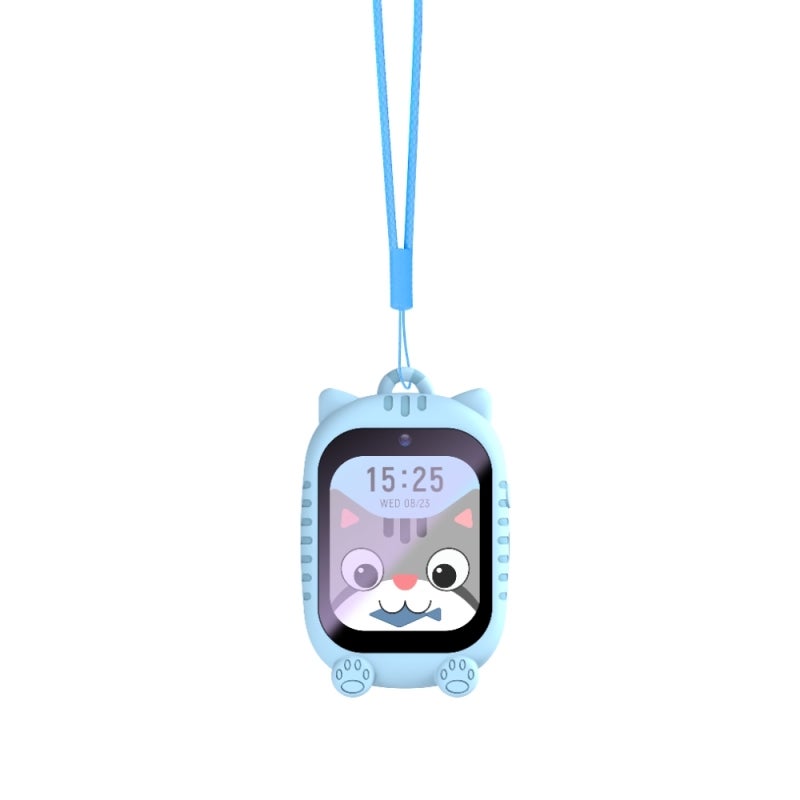 4G Kids Smart Watch: Blue IPX7 Waterproof, 7-Day Standby - 5 UI Interactions, Flashing Shell, HD Video Call GPS Positioning Watch for Children Safety & Daily Use - Image 3
