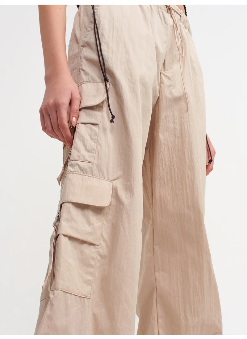 Dilvin 70389 Parachute Cargo Pants Beige