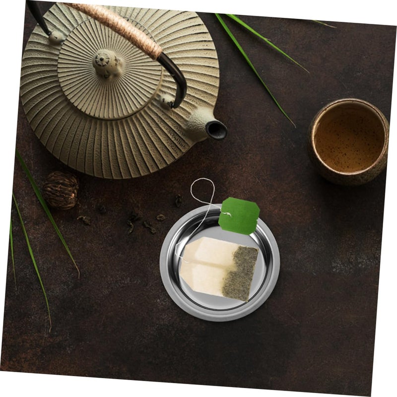 Stainless Steel Tea Bag Holder Saucer For Table Protection And Decor - Image 4