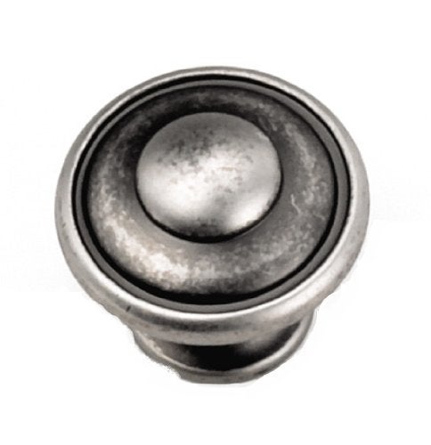 Laurey Windsor 1-1/8 in. Antique Pewter Round Cabinet Knob 24106 - Image 4