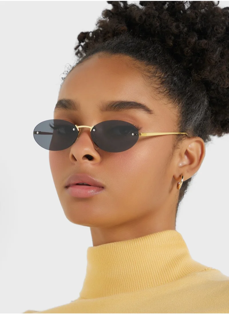 ELLA Oval Sunglasses