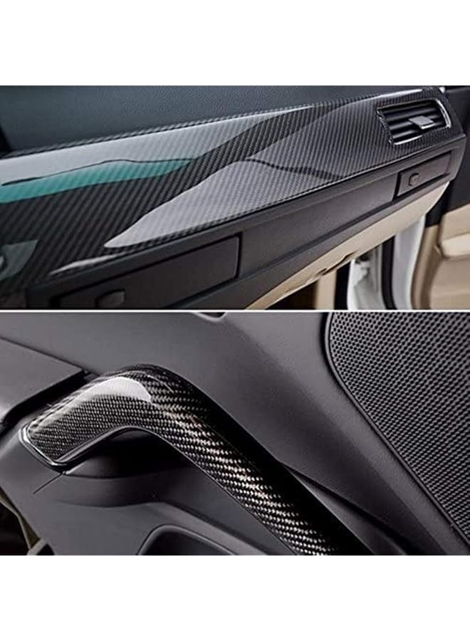 أكس سبرينج ملصقات سيارات فاخرة من ألياف الكربون خماسية الأبعاد من X Spring (60×150 سم) - ذاتية اللصق، مقاومة للماء، خالية من الفقاعات، لتخصيص الجزء الخارجي والداخلي للسيارة - Image 3