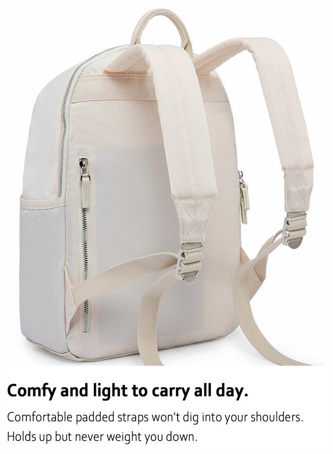 HotStyle 288s Chic Teacher Backpack, Compact & Stylish Daypack Purse for Women, Beige White - Image 4