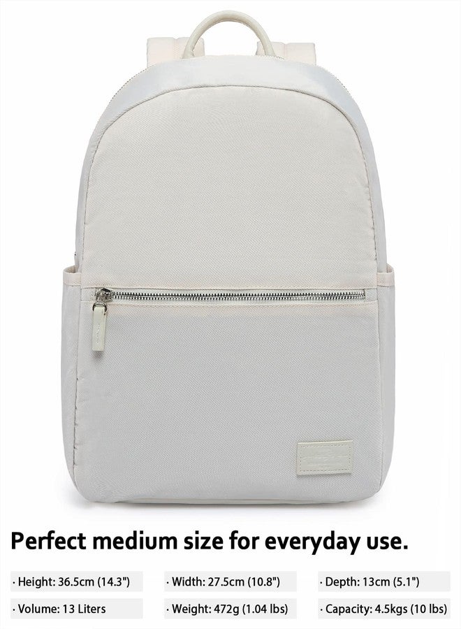 HotStyle 288s Chic Teacher Backpack, Compact & Stylish Daypack Purse for Women, Beige White - Image 3