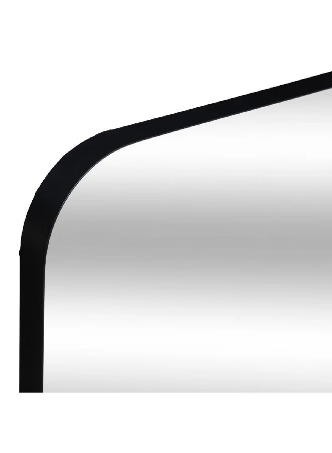 atmosphera Tamara Metal Rectangular Mirror Black and Clear 55 x 75 cm 197624