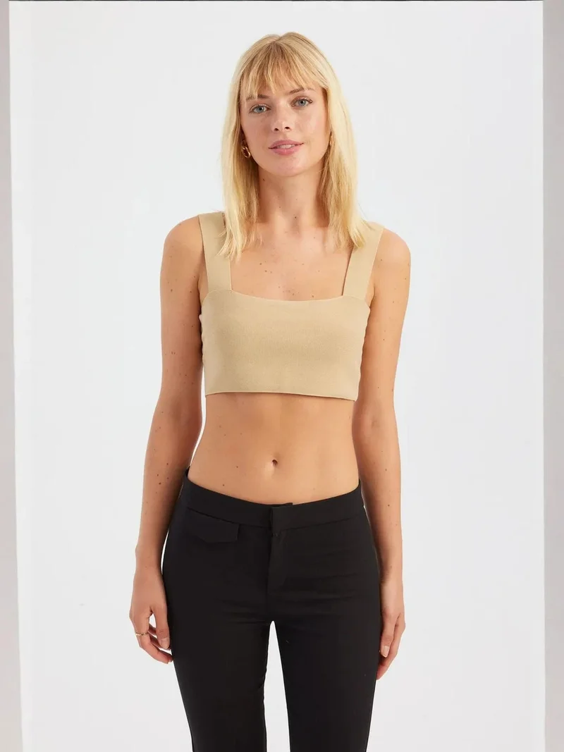 HICCUP Square Neck Crop Top