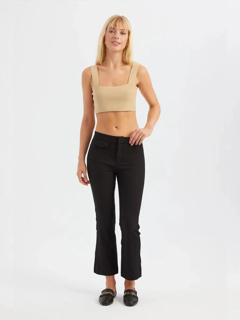HICCUP Square Neck Crop Top