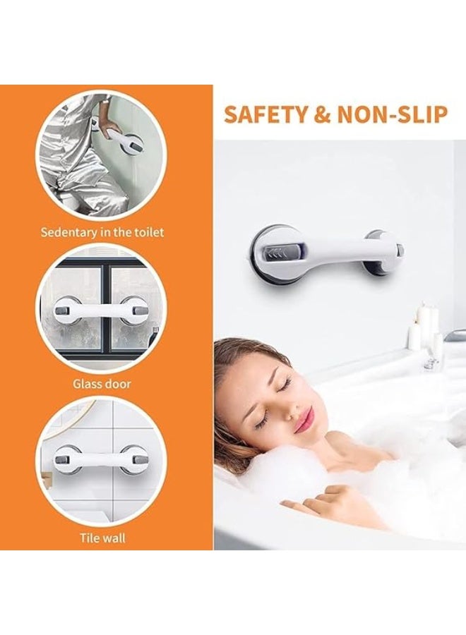 Suction Grab Handle for Bathroom Support, Non-Slip Shower and Bathtub Grip Bar, Portable No-Drill Safety Handle for Daily Mobility Assistance - Image 4