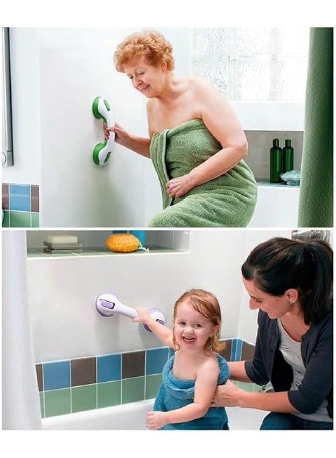 Suction Grab Handle for Bathroom Support, Non-Slip Shower and Bathtub Grip Bar, Portable No-Drill Safety Handle for Daily Mobility Assistance - Image 3