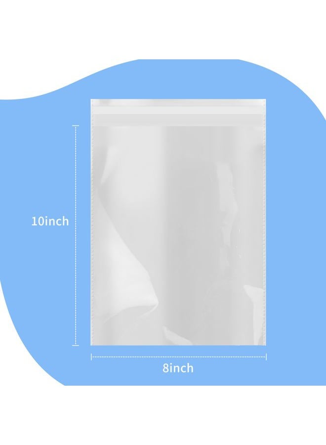 iMailer 200 Count - 8" x 10" Self Seal Clear Cello Cellophane Resealable Plastic Poly Bags for Photo, Jewelry, Bakery, Treats, Party Favors - Image 2