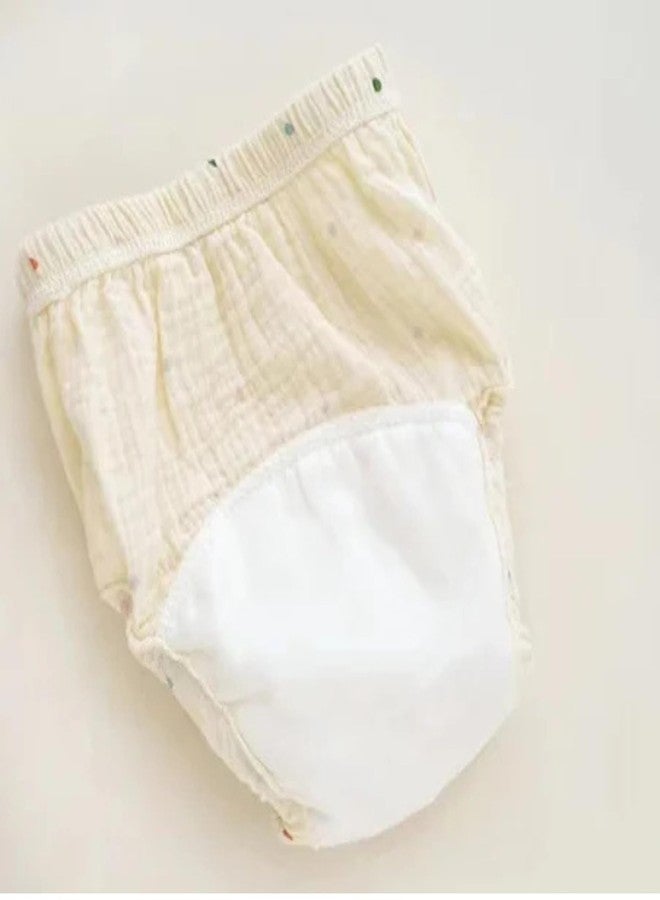ASJAR Infant Muslin Cotton Cloth Diaper | Lightweight & Breathable Reusable Baby Diaper | Pack of 2 | Size : S | Multicolor | - Image 4