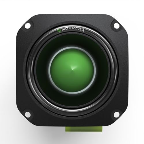 mobiator T45B 4” Super Bullet Tweeter | Titanium Diaphragm, 1.5” Voice Coil, 700W Max, Built-in Capacitor Pro Audio High Frequency Driver (Single) - Image 2