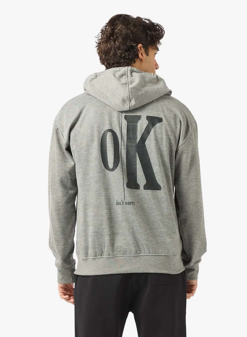 Graphic Print Hoodie