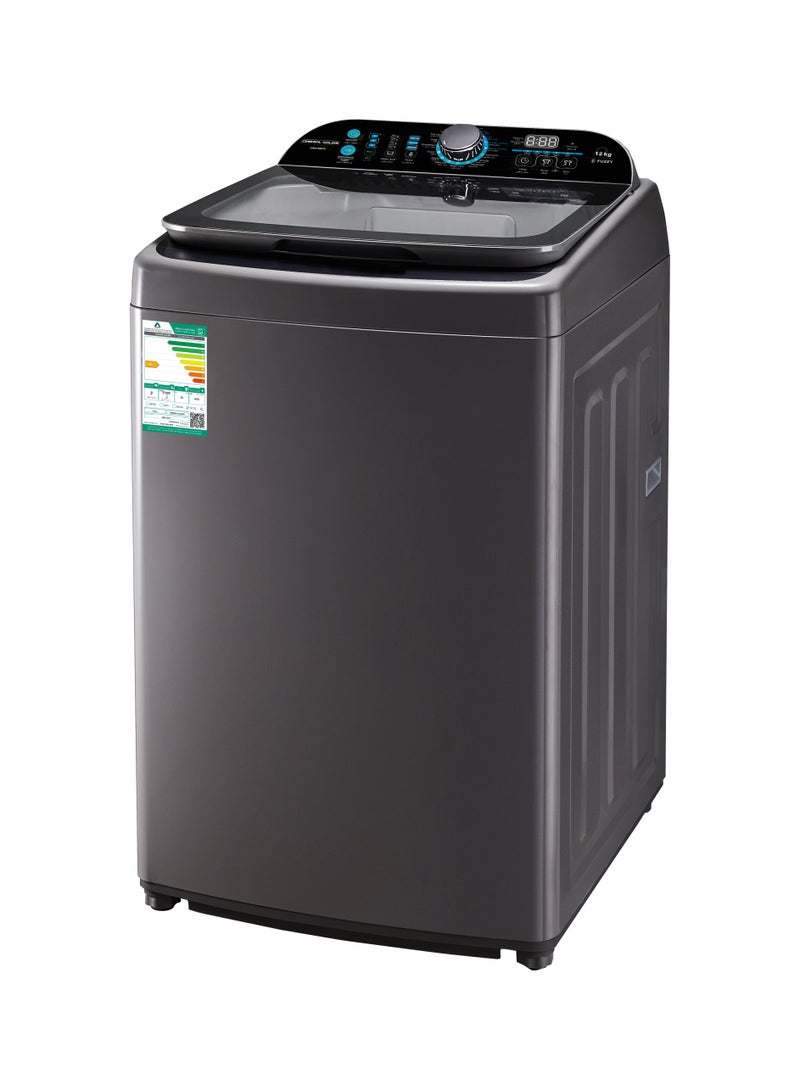 جنرال جولدن غسالة جنرال جولدين أوتوماتيك تحميل علوي، سعة 14 كجم، فضي - Image 2