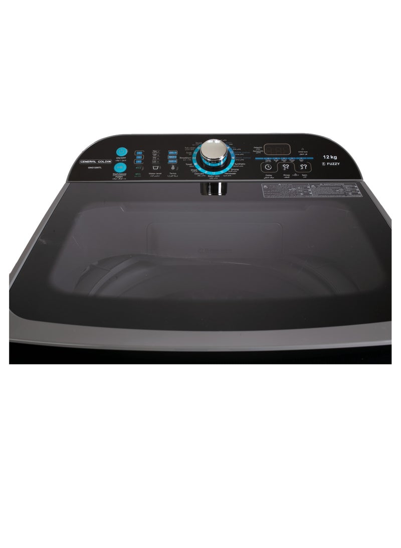 جنرال جولدن غسالة جنرال جولدين أوتوماتيك تحميل علوي، سعة 14 كجم، فضي - Image 3