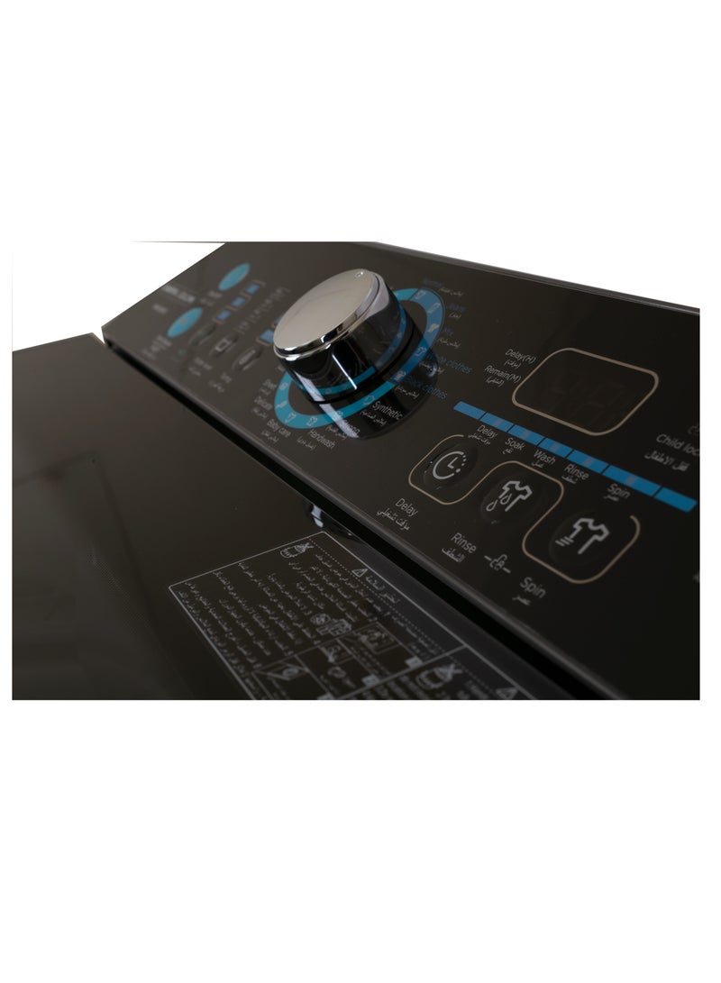 جنرال جولدن غسالة جنرال جولدين أوتوماتيك تحميل علوي، سعة 14 كجم، فضي - Image 5