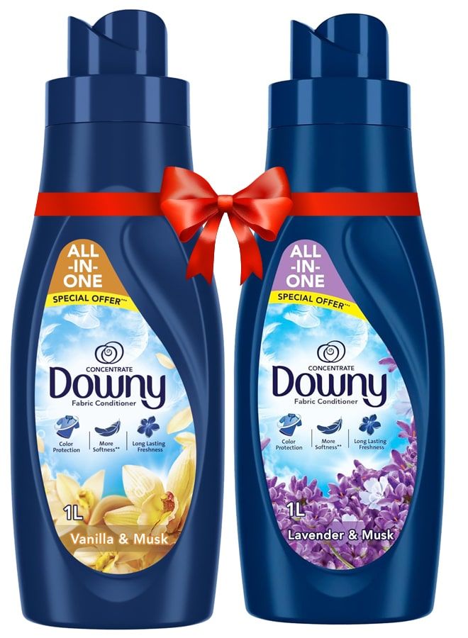 Downy Fabric Conditioner Liquid Concentrate Lavender And Vanilla 2X 1L - Image 1