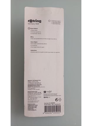Rotring RO-2090068WK Exam Set - Exam Pencil, Eraser, Sharpener, Black  - Image 3