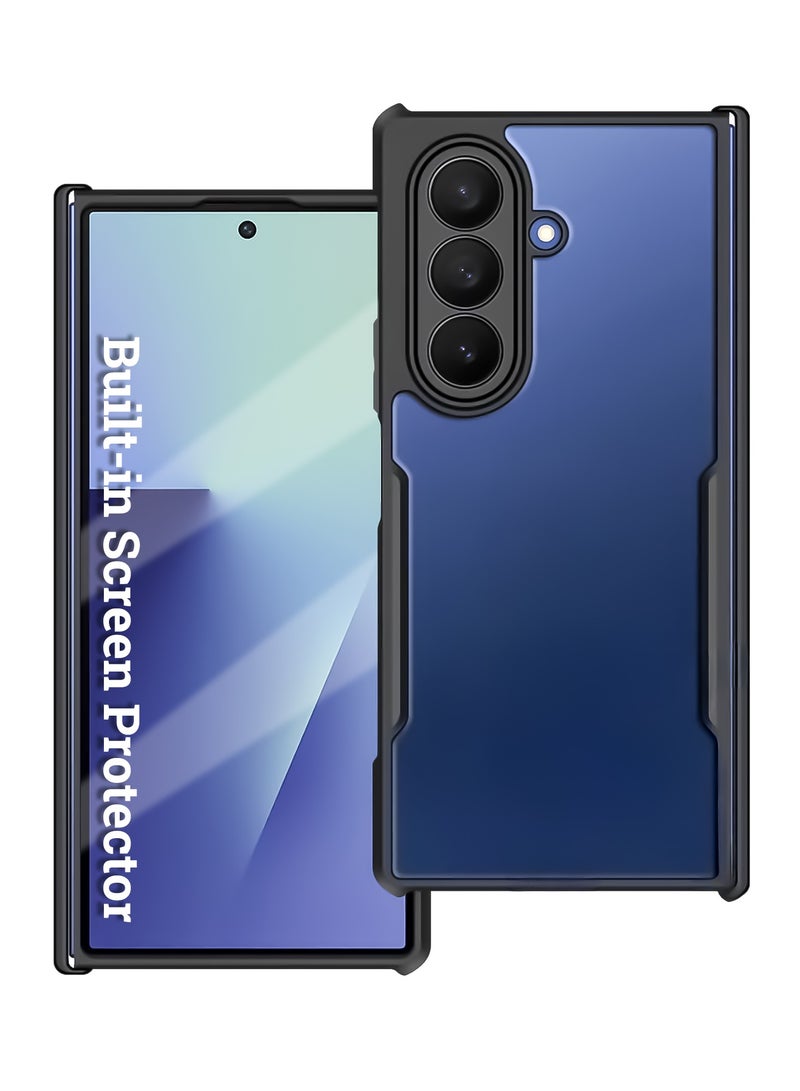 إكسوند حافظة حماية متوافقة مع for Samsung Galaxy Z Fold 8 Ultra، مزودة بواقي شاشة مدمج مع حماية للمفصل، بتصميم حماية مرتفع للكاميرا، وغطاء خلفي بهيكل هجين من TPU وPC - Image 1