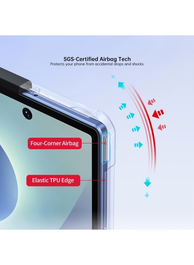 إكسوند حافظة حماية متوافقة مع for Samsung Galaxy Z Fold 8 Ultra، مزودة بواقي شاشة مدمج مع حماية للمفصل، بتصميم حماية مرتفع للكاميرا، وغطاء خلفي بهيكل هجين من TPU وPC - Image 4
