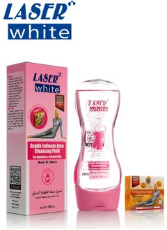 LASER WHITE Gentle Intimate Area Cleansing Fluid Musk Al Tahara 150ml 