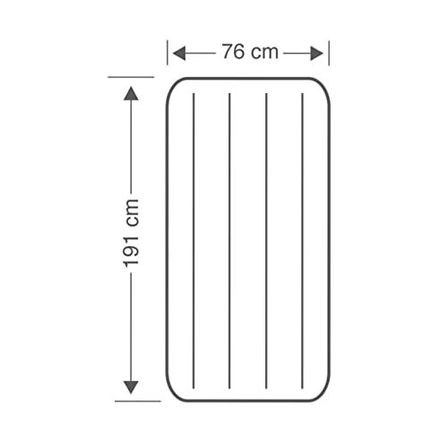 Intex Dura-Beam® Standard Downy Air Mattress (Pump Not Included) (Single - Cot Size -30" Wide) - Image 4